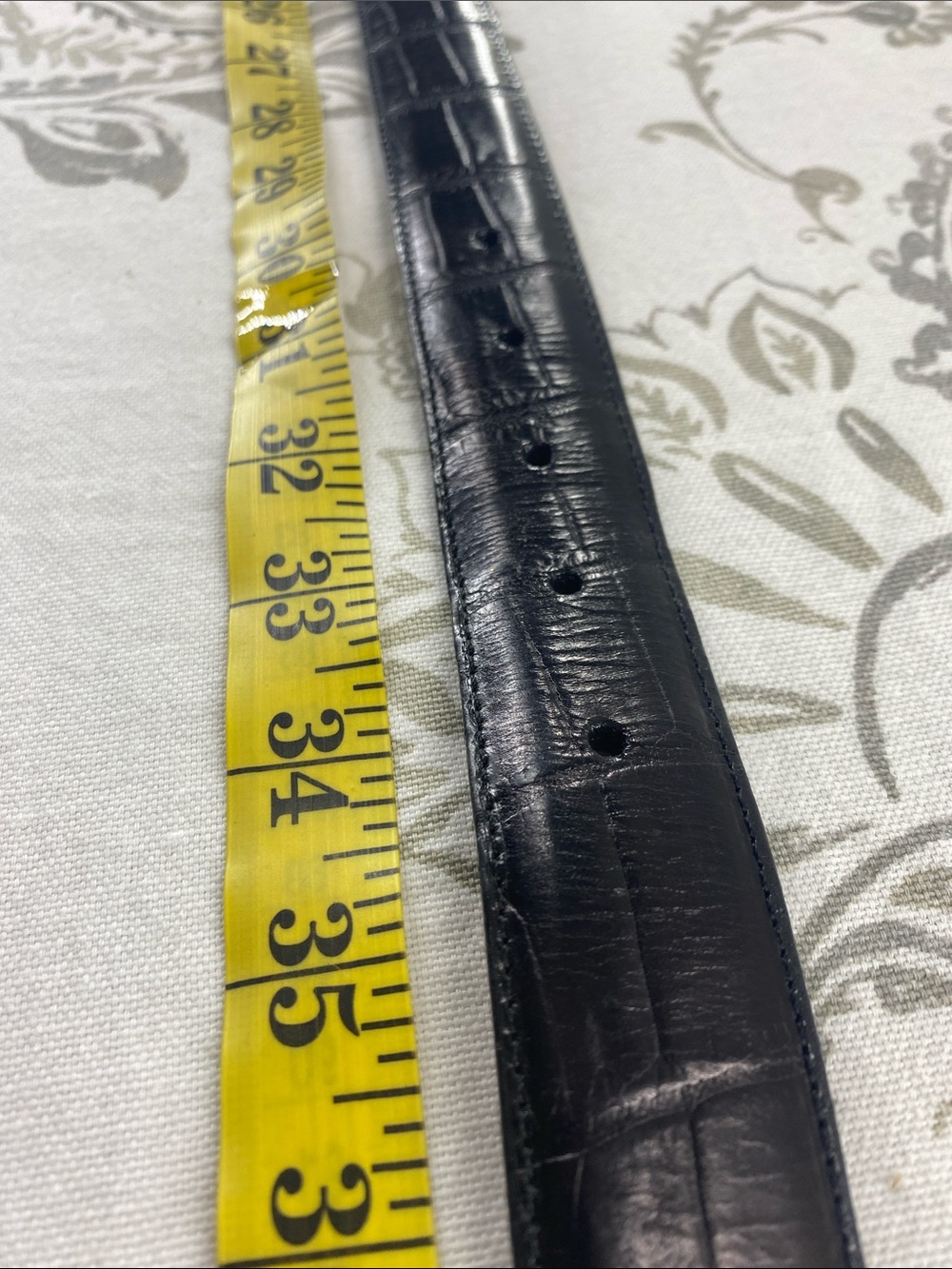 Vintage Brighton belt leather western Black Silver Size ML 32 - Picture 9 of 13